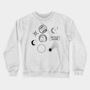 Astrology Motiv Design Crewneck Sweatshirt